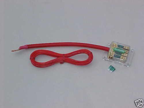 2 gauge power cable with fuse box kit and fuses made in the usa new hot rod rat