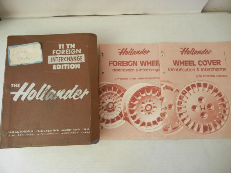 Hollander 11th foreign interchange edition w/ 11th foreign wheel identification 