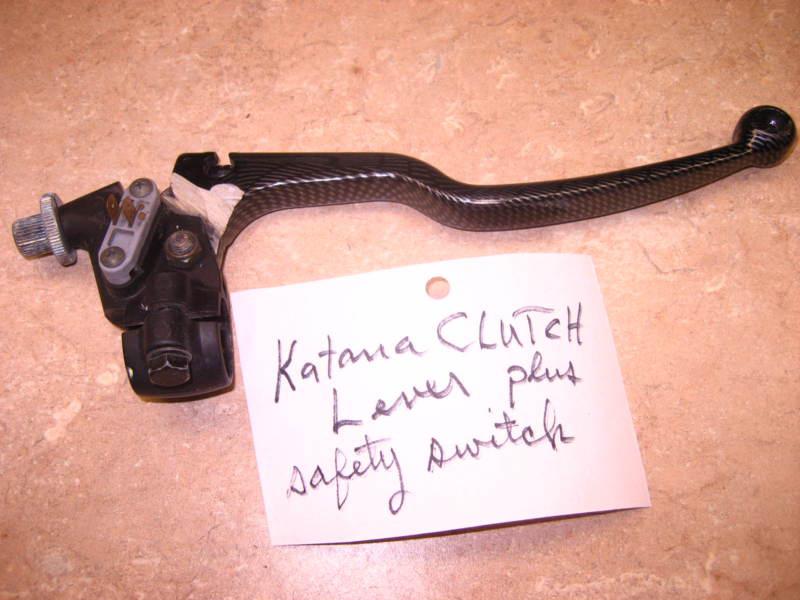 Suzuki katana gsx 600f 750f 98-06 clutch lever assembly, clamp, safety switch