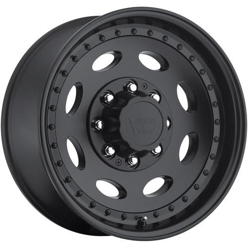 19.5x7.5 black wheel vision hauler single 8x170