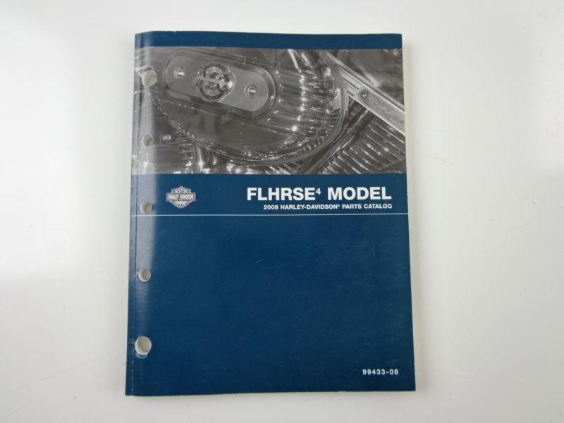 Harley davidson 2008 flhrse 4 models parts catalog 99433-08