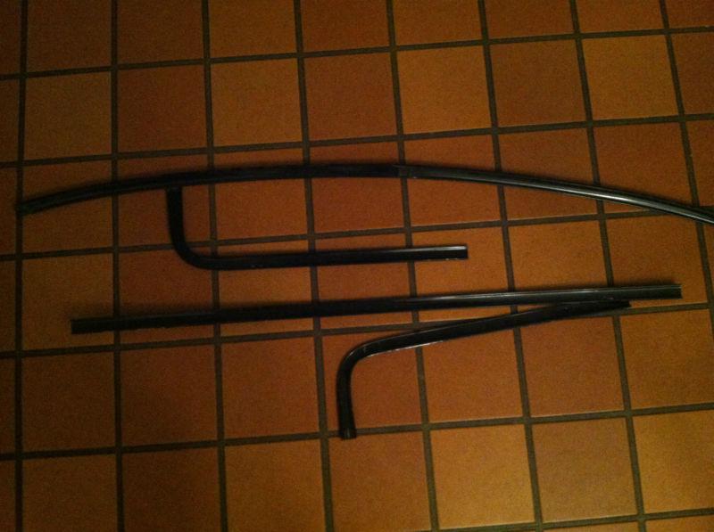 1967 68 69 camaro firebird oem gm rear window stainless molding complete set