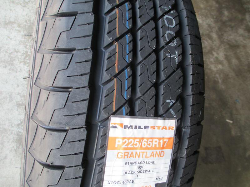 4 new 225/65r17 milestar grantland tires 225 65 17 2256517 r17 65r