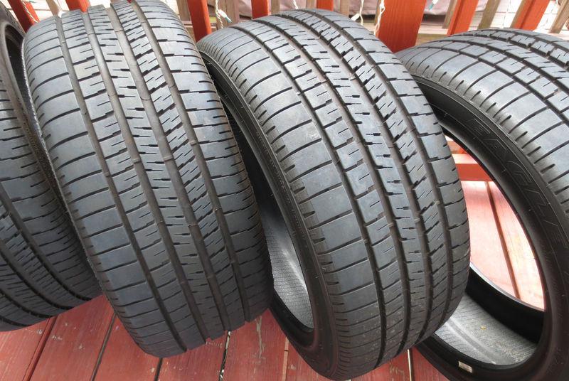 Set of 4 goodyear eagle f1 supercar 245/45r20 tire y 99 summer tires used 750 mi