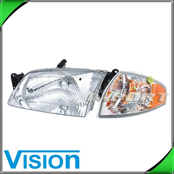 Driver side left headlight +corner light lamp composite assembly 00-03 mazda 626