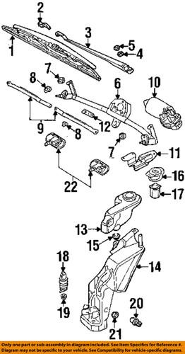 Audi oem n10261310 wiper & washer-windshield-wiper arm nut