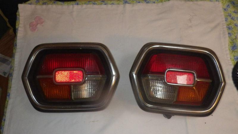 1974-1978 datsun f10 matching set of taillights excellent condition