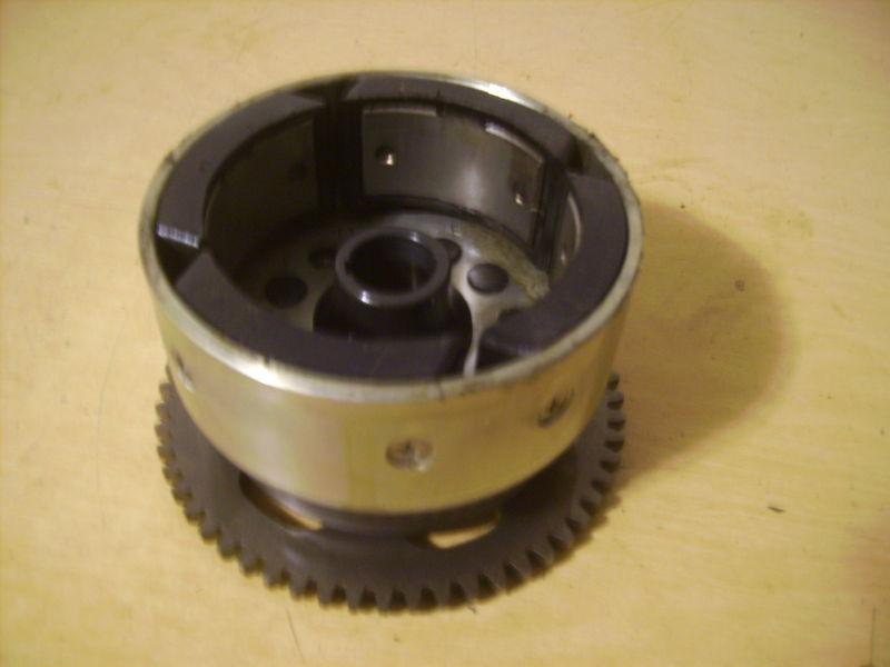 1986 yfm200 yamaha yfm 200 moto 4 flywheel & starter clutch free shipping