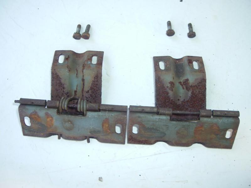  1965 1966 ford mustang fastback folddown trap door hinges original