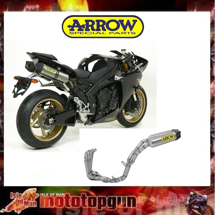 Full exhaust arrow competition full titanium yamaha yzf r1 09 10 2009 2010