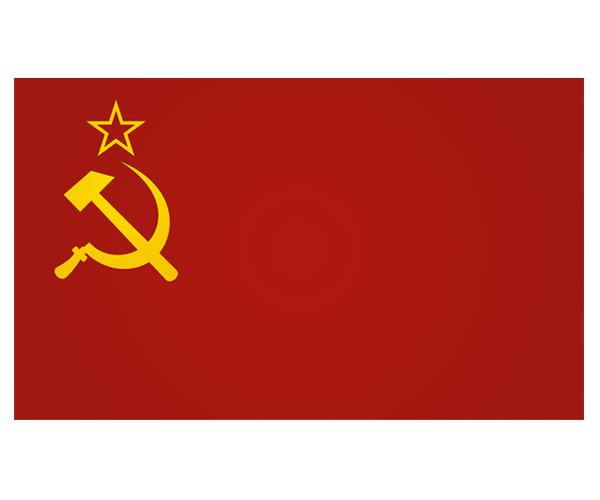 Soviet union flag decal 5"x3" russia cccp ussr russian vinyl car sticker zu1