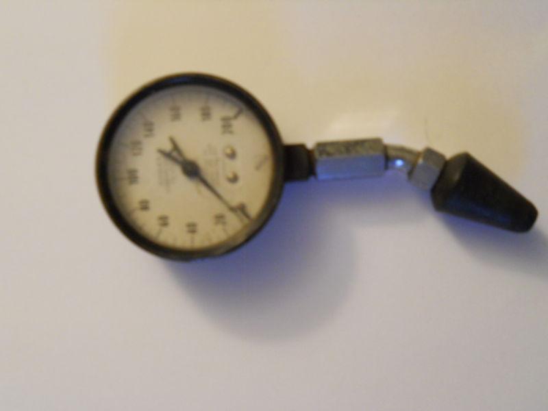 Vintage schauer hand held compression gauge..good condition...l@@k!!