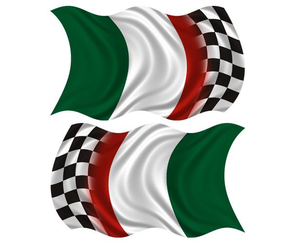Buy Italy Racing Flag Decal 5