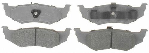 Acdelco advantage 14d641m brake pad or shoe, rear-semi metallic brake pad