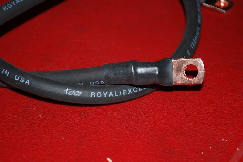 2awg bmw e28 e30 e31 e34 engine to chassis upgrade ground cable. #2gnd16