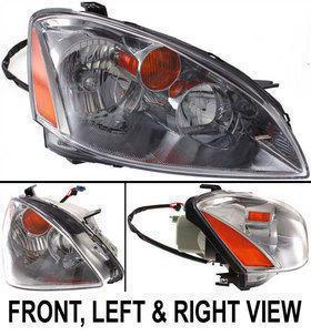 Clear lens new head lamp with bulbs right hand rh passenger side ni2503143