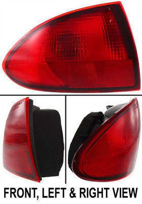 5978319 gm2800129c red lens new tail lamp with bulbs left hand lh driver side