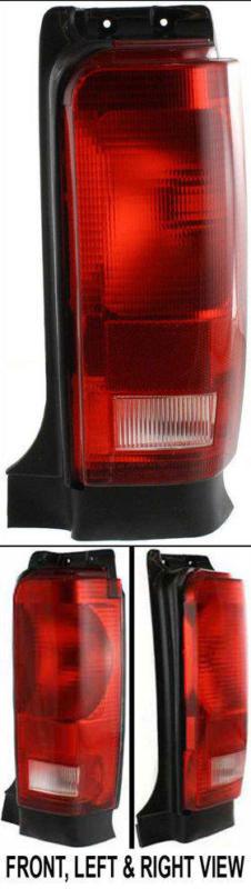 Clear & red lens new tail lamp right hand town and country rh passenger side car