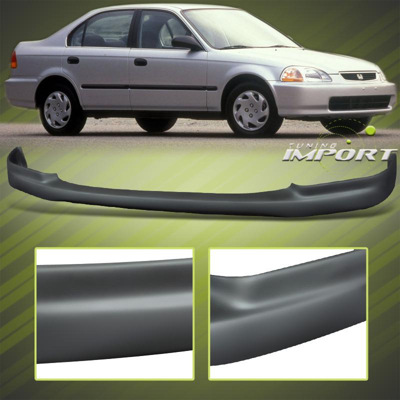 Type jdm look honda civic ex lx front bumper lip body upgrade em1 ek9 spoiler