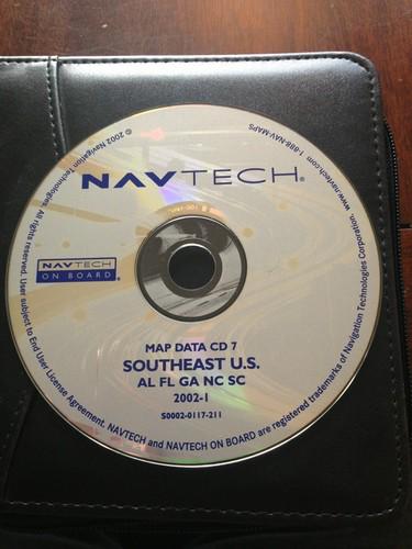 Range rover nav cd 7 navtech southeast map data 2002-1 land rover oem