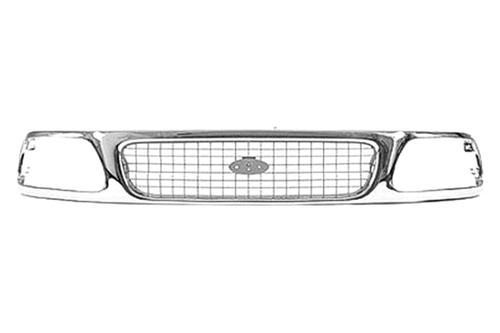 Replace fo1200330 - ford expedition grille brand new truck suv grill oe style