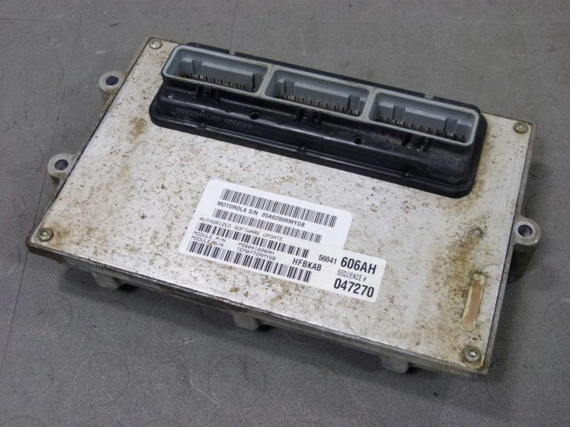 02 jeep liberty 3.7 ecu ecm pcm brain engine computer unit 56041606ah 606ah 606