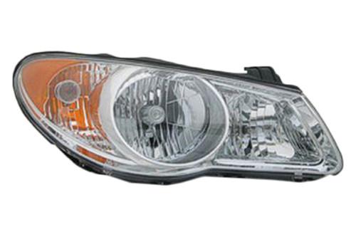 Replace hy2503138 - 07-08 fits hyundai elantra front rh headlight assembly