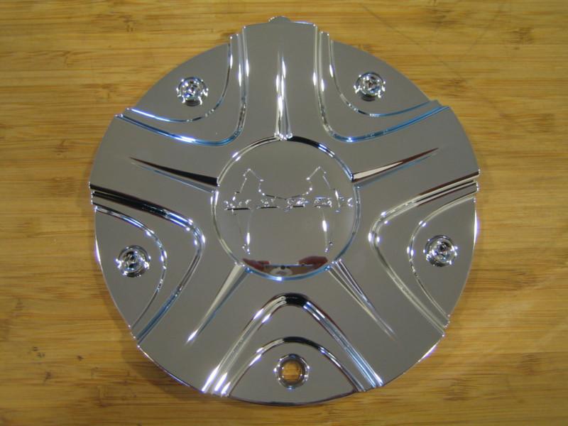 Mazzi 370 blade chrome wheel rim center cap c10370 52752085f-1 (super rare)