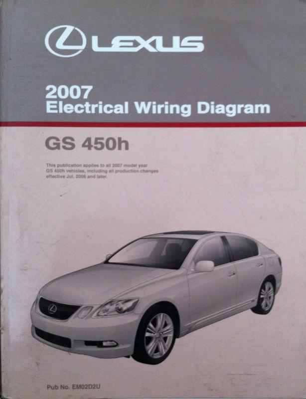 2007 lexus gs 450h electrical wiring diagram