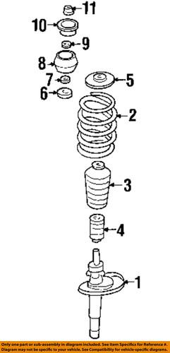 Volkswagen oem 1h0412365a front suspension-bushing