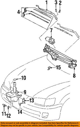 Toyota oem 85214yzze4 wiper blade refill/windshield wiper blade refill