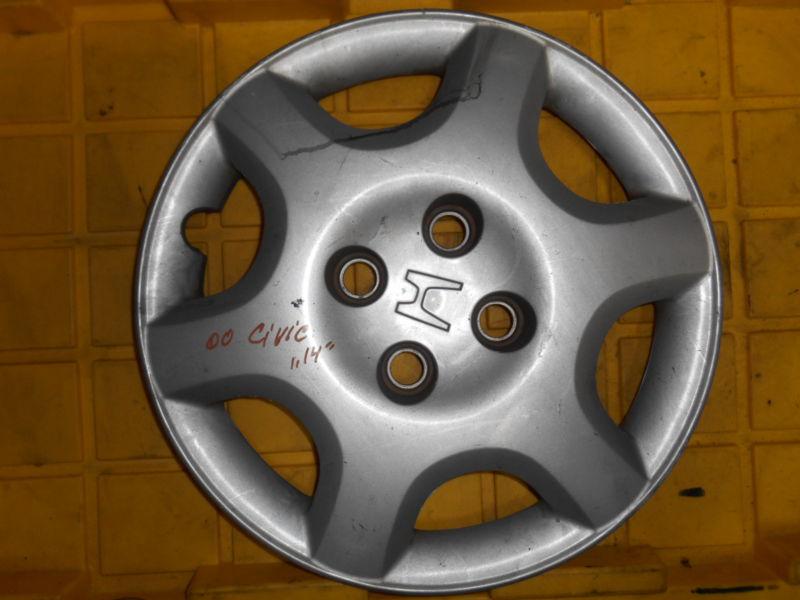 44733-s01-a100 96-00 honda civic 14" inch hub cap wheel cover 3#d-9