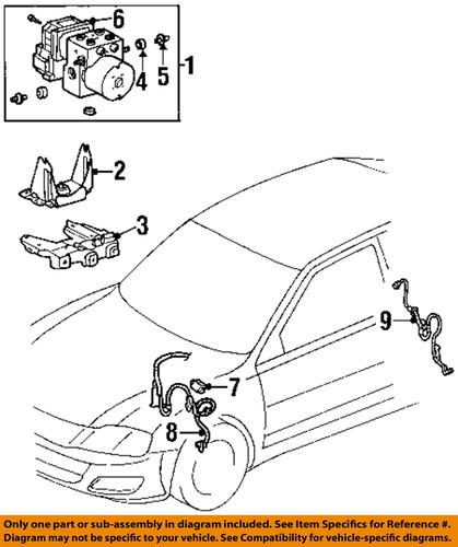 Toyota oem 4405007050 abs modulator valve/abs modulator