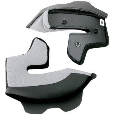 Afx fx-magnus replacement cheek pads black/gray