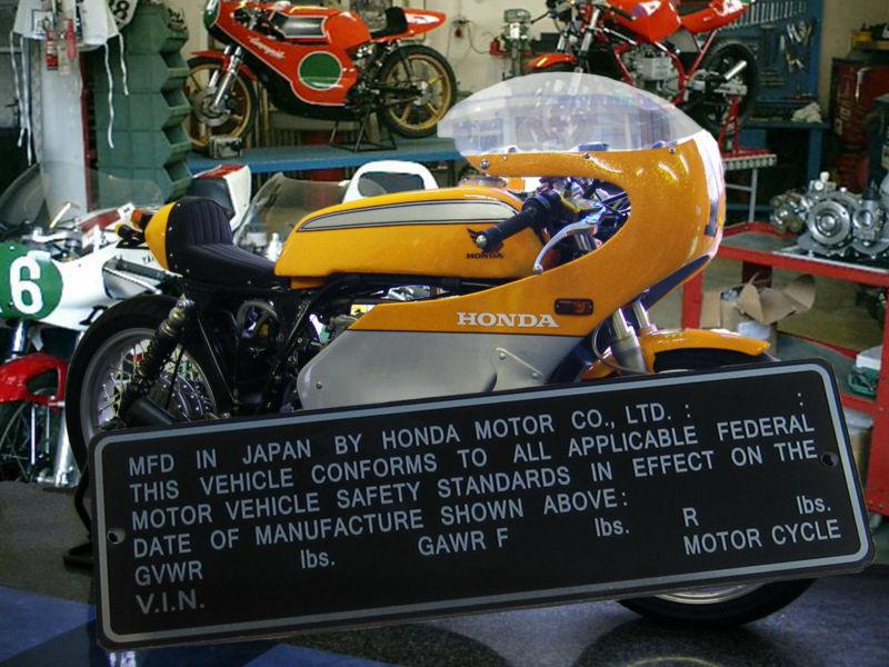 72 to 75 honda cb cl sl cv 750 650 500 450 350 250 175 125 70 50 data plate id