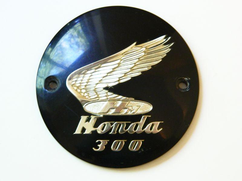 Vintage honda dream 300 left side tank emblem, original