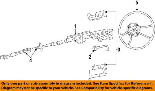 Jeep oem 1aj27xdvaa steering column-shroud assembly