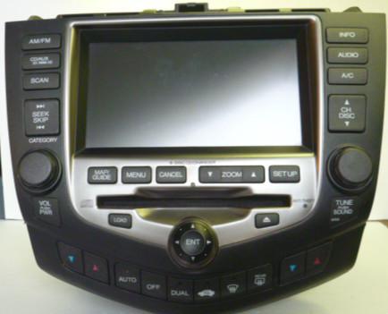 06-07 honda accord radio 6 disc cd player gps navigation 39051-sdr-a420 *