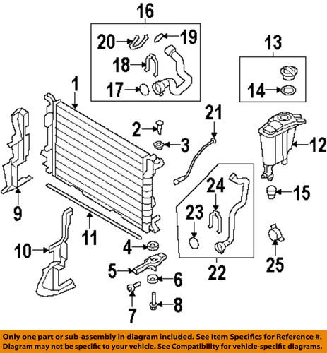 Audi oem 8k0121081ab engine coolant recovery tank hose/coolant recovery