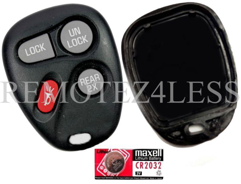 Chevy keyless entry key remote case & pad replacement w/ extra battery