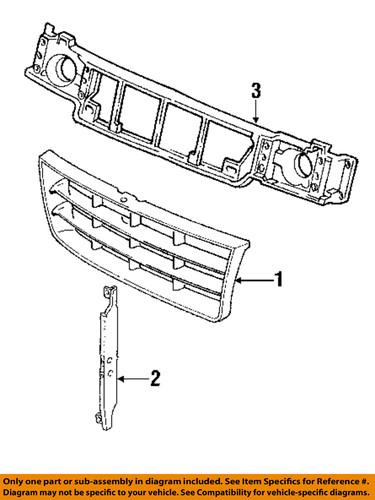 Ford oem 4c2z8182aa grille-support