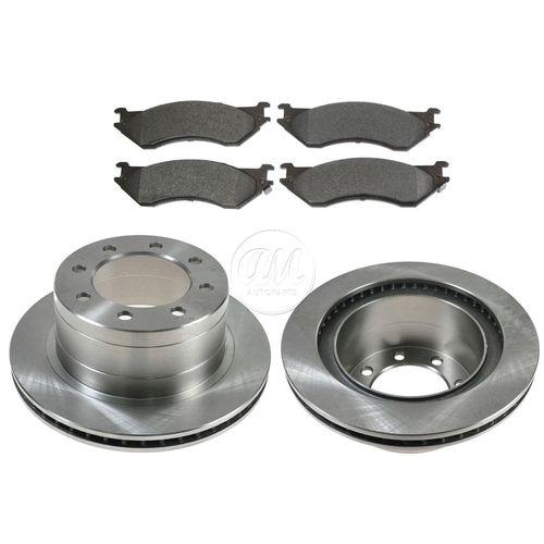 03-08 ram truck rear disc brake pad & rotor kit set