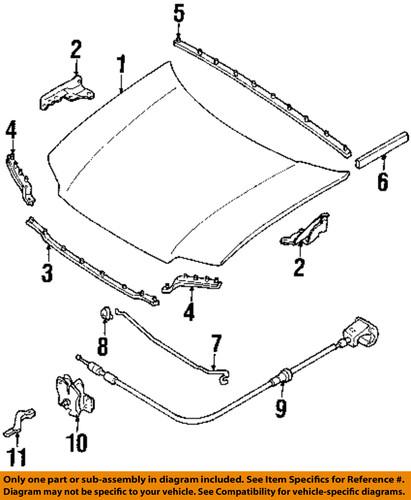 Ford oem 6l8z16700b hood-latch