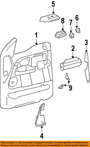 Ford oem 4l3z13713aa front door-door ajar switch