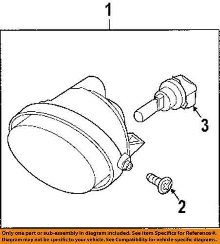 Nissan oem 26150ea525 fog light-fog lamp assembly