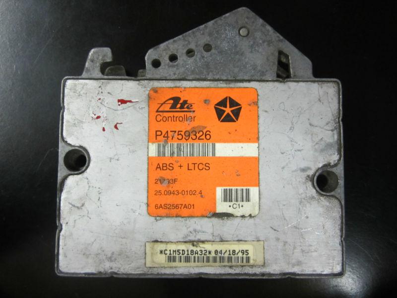 Abs module 4759326 1993-1996 dodge, chrysler, concord 