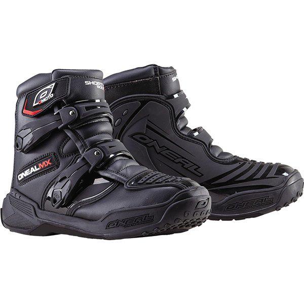 Black 12 o'neal racing shorty ii boots