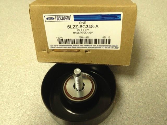 Oem ford drive belt tensioner pulley (6l2z*6c348*a)