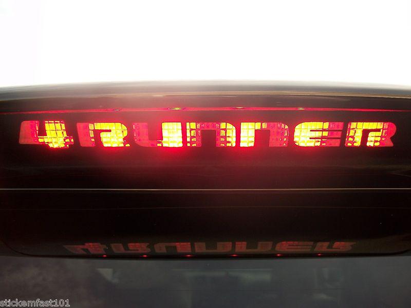 Toyota 4runner 3rd brake light decal overlay 2010 2011 2012 2013