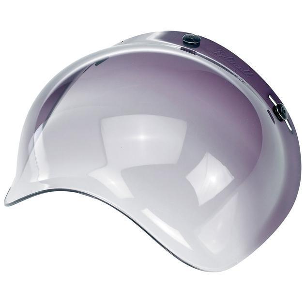 Biltwell inc. smoke gradient bubble shield for 3/4 helmets biltwell bell fulmer